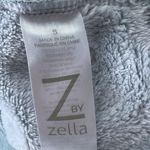 Z By Zella Women’s Fleece Turtleneck Pullover Sweatshirt S Small Sweater Blue - Picture 10 of 12